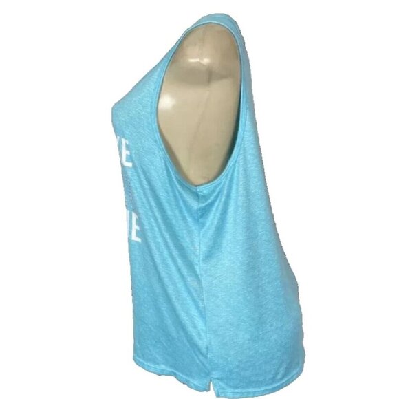 Secret Treasures XL Lot Of 2 Red-Blue Scoop Neck Embroidred Statement Sleep Tank - Picture 4 of 9